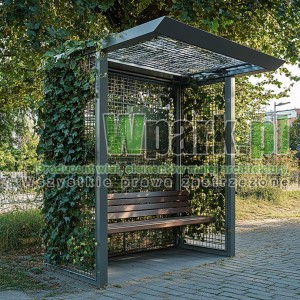 Wiata przystankowa Zielona 06