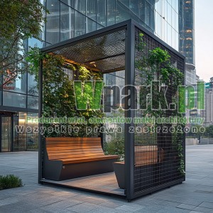 Wiata palarnia Zielona 03