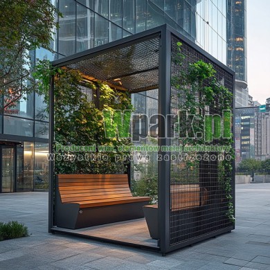 Wiata palarnia Zielona 03