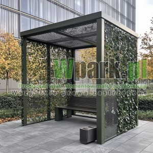 Wiata palarnia Zielona 04