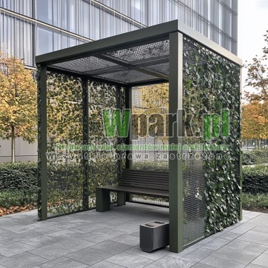 Wiata palarnia Zielona 04