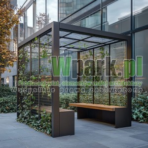 Wiata palarnia Zielona 05