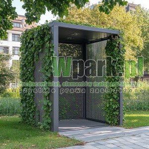 Wiata palarnia Zielona 06