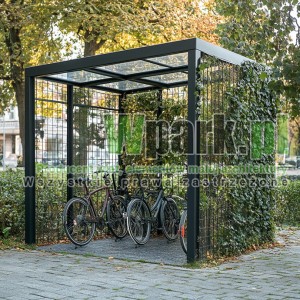 Wiata rowerowa Zielona 04