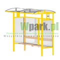Przystanek HAPE 07 aluminiowy ściany poliwęglan komorowy