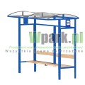 Przystanek HAPE 07 aluminiowy ściany poliwęglan komorowy