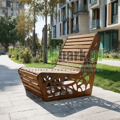 Leżak parkowy 05