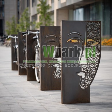 Stojak na rowery design 08
