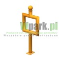 Stojak  rowerowy barierka na 2 stanowiska (kod:COLOR03/2/S/PW)