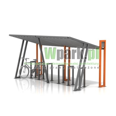 Wiata na rowery CITY 02 - na 12 rowerów
