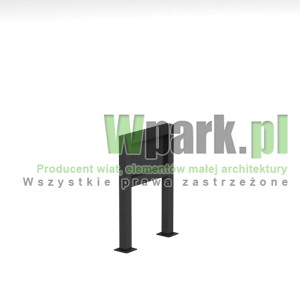 Barierka na rowery MODE 03 z miejscem na reklamę