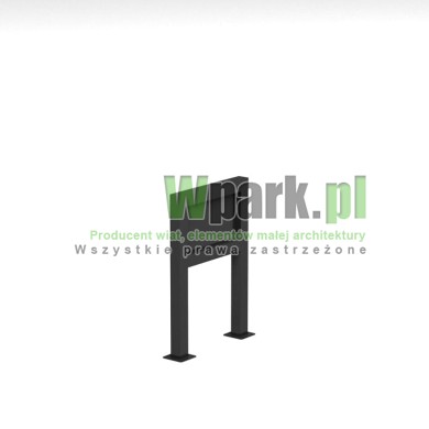 Barierka na rowery MODE 03 z miejscem na reklamę