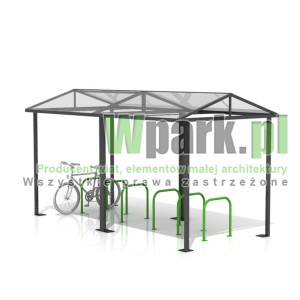 Wiata na rowery TRIO 08  - na 12 rowerów