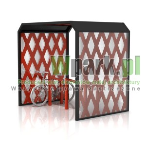 Wiata na rowery FIBE 02 - na 6 rowerów