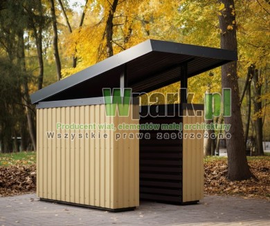 Wiata śmietnikowa DEKA