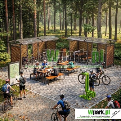 Miejsce odpoczynku rowerzystów  08