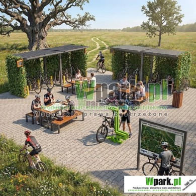 Miejsce odpoczynku rowerzystów  09