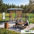 Miejsce odpoczynku rowerzystów  03