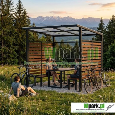 Altana, miejsce odpoczynku MODE boki drewno