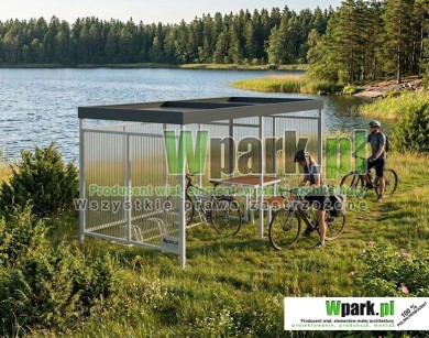 Wiata rowerowa MINI PALEPA 02 na 10 rowerów