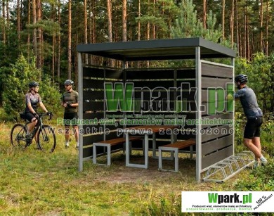 Wiata rowerowa MINI PALEPA 05 na 5 rowerów