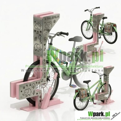 Stacja naprawy rowerów BikeStop model PRZEDSZKOLNY