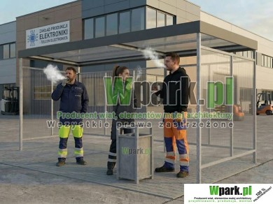 Palarnia MINI ocynk 02 ściany poliwęglan komorowy