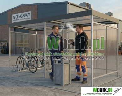 Palarnia MINI ocynk 04 ściany poliwęglan komorowy - zestaw 