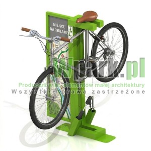 BikeStop linia MODE 03 z reklamą 
