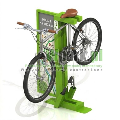 BikeStop linia MODE 03 z reklamą 