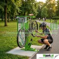 BikeStop linia MODE 03 z reklamą 