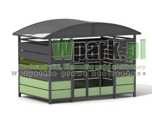 Wiata śmietnikowa DECO 01