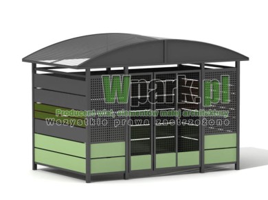 Wiata śmietnikowa DECO 01
