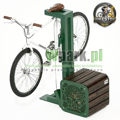 Stacja naprawy rowerów BikeStop linia MODE 02 LEŚNY