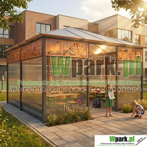 Wiata edukacyjna, altana szkolna – klasa pod chmurką 11