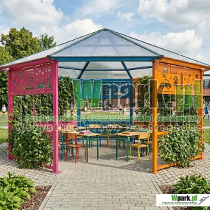 Wiata edukacyjna, altana szkolna – klasa pod chmurką 13