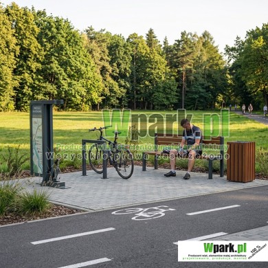 Miejsce odpoczynku rowerzystów