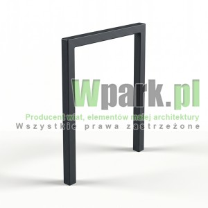 Barierka rowerowa aluminiowa do zabetonowania 