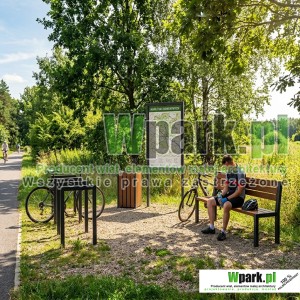 Miejsce odpoczynku rowerzystów