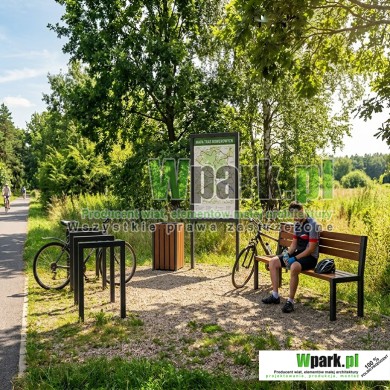 Miejsce odpoczynku rowerzystów