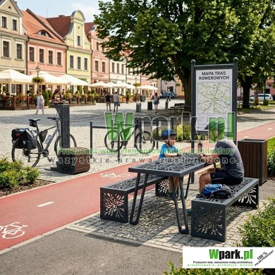 Miejsce odpoczynku rowerzystów
