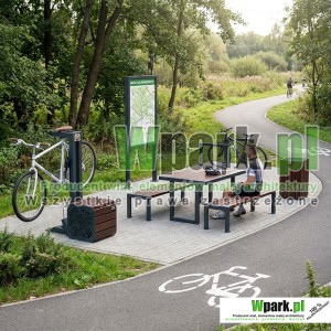 Miejsce odpoczynku rowerzystów