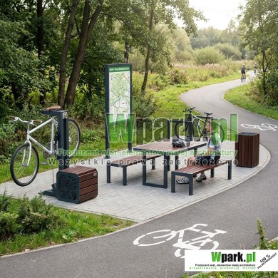 Miejsce odpoczynku rowerzystów