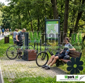 Miejsce odpoczynku rowerzystów