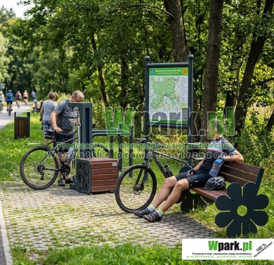 Miejsce odpoczynku rowerzystów