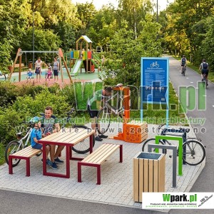 Miejsce odpoczynku rowerzystów