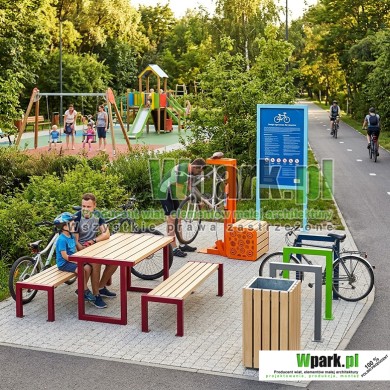 Miejsce odpoczynku rowerzystów