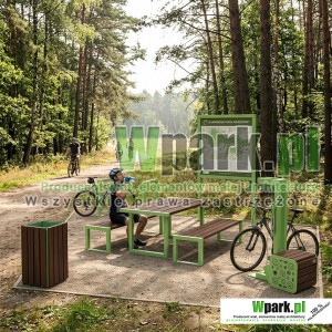 Miejsce odpoczynku rowerzystów