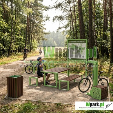 Miejsce odpoczynku rowerzystów