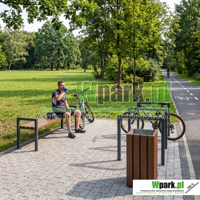 Miejsce odpoczynku rowerzystów